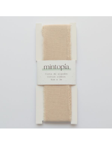 Mintopía Cinta algodón cream