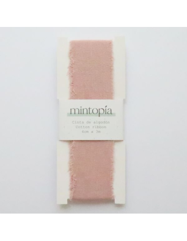 Mintopía Cinta algodón pale pink