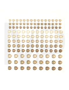 MPP enamel dots marrón claro