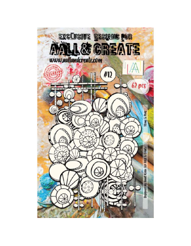 AALL&Create Ephemera Stems pods white