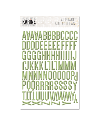 Karine Cahier D Automne alfabeto