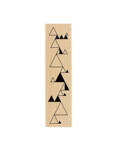 Florilèges sello de madera Triangulos