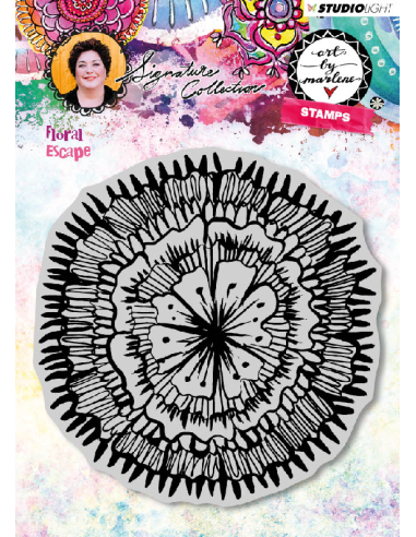 Sello Floral Escape Art by Marlene