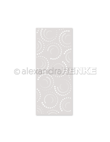 Alexandra Renke Stencil Dots swirl long