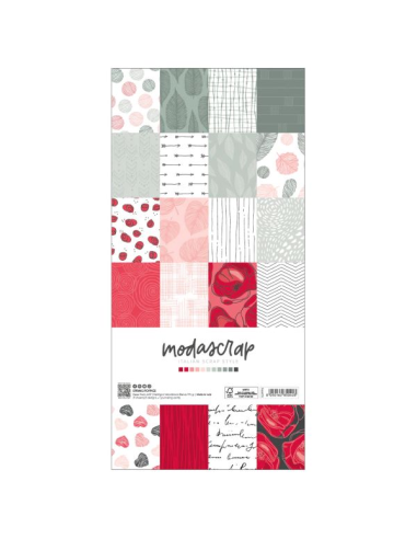 ModaScrap Spring Poppies  Kit papel 6x12