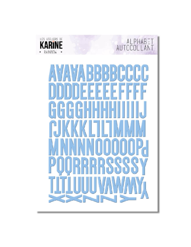 Karine Rainbow alfabeto bleu