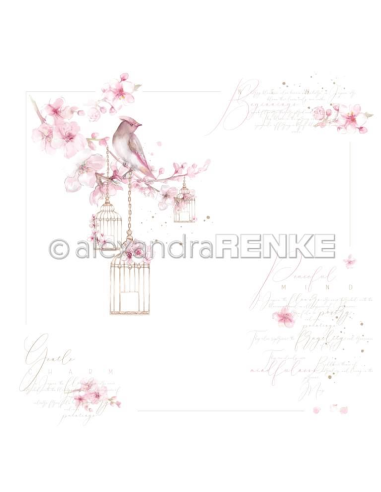 Alexandra Renke pájaros de sakura