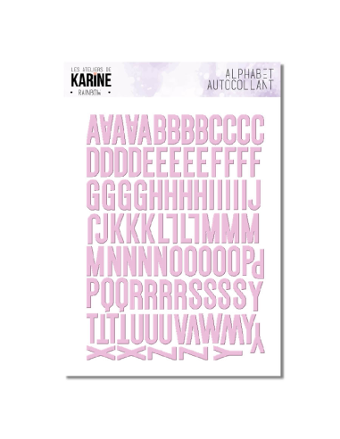 Karine Rainbow alfabeto rose